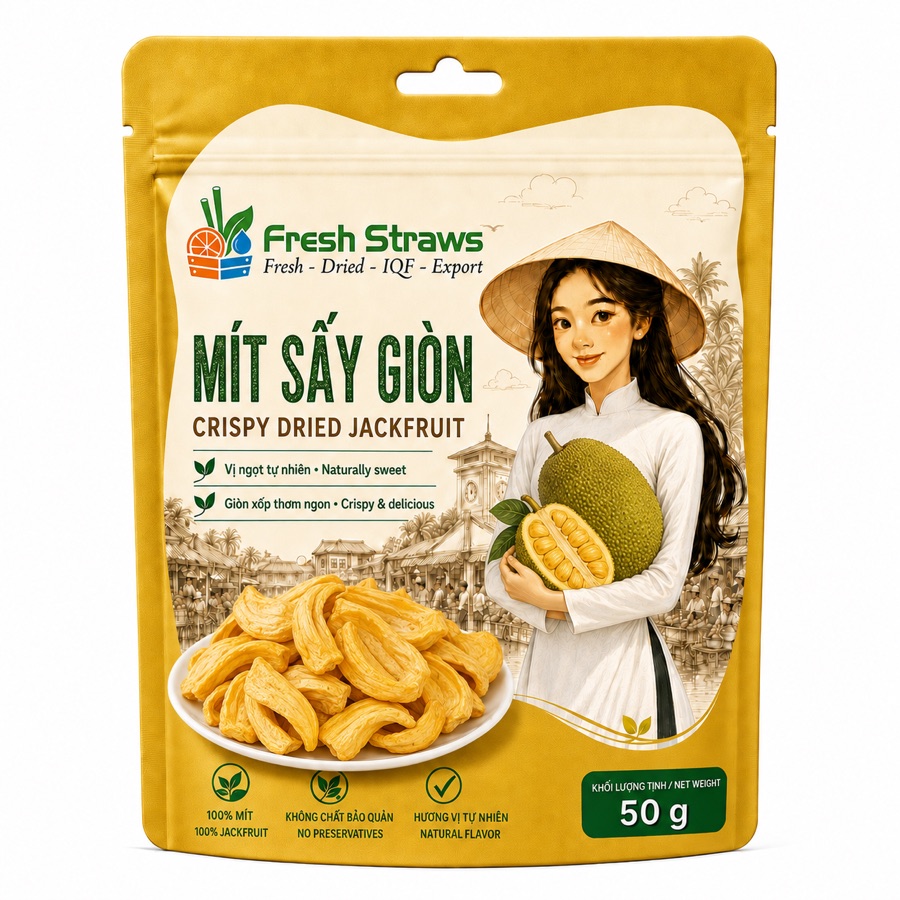Mít sấy giòn